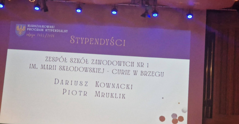 Stypendium Marszałka Województwa Opolskiego