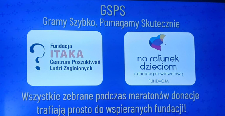 Fundacja GSPS (Gramy Szybko, Pomagamy Skutecznie) [19.01.2026]