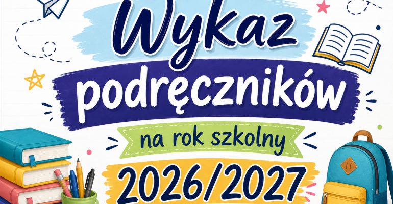 Wykaz podręczników na rok szkolny 2026/2027