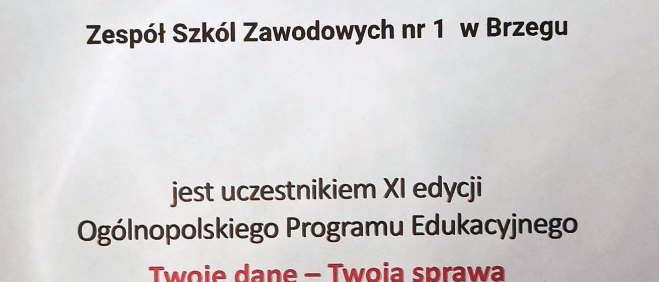 Twoje dane Twoja sprawa