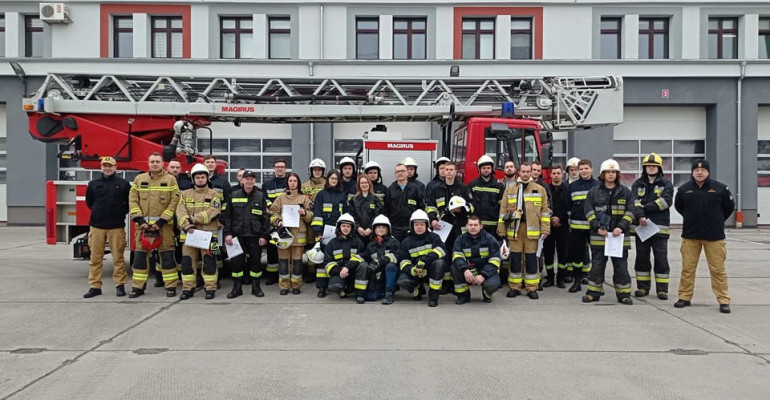 Zakończenie szkolenia podstawowego strażaków-ratowników OSP - 12.02.2023 r.