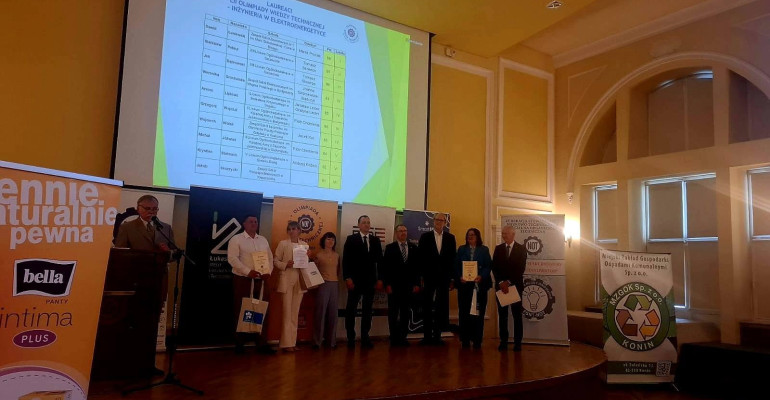 I miejsce w 52 Olimpiadzie Wiedzy Technicznej - Inżynieria w Elektroenergetyce